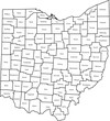 map of Ohio