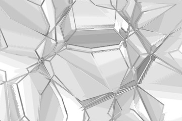 Wall Mural - Abstract background of polygons.