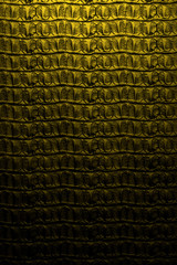 Wall Mural - crocodile leather skin texture gold color