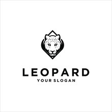 Leopard Head, Logo Vector Illustration
