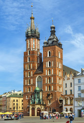 Wall Mural - St. Mary's Basilica, Krakow, Poland