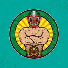 Mexican Lucha Libre Design Poster