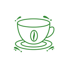 Poster - coffee cup drink isolated icon