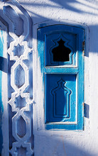 Architectural Detail In The Medina, Chefchaouen, Atlas Mountains, Morocco