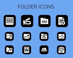 Poster - folder icon set