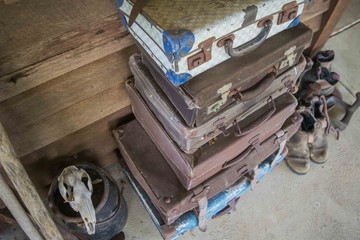 vintage luggage