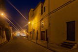 Fototapeta Uliczki - Imperia old town in the night, Liguria, Italy