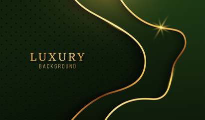 Wall Mural - Modern luxury gold background, abstract design elements