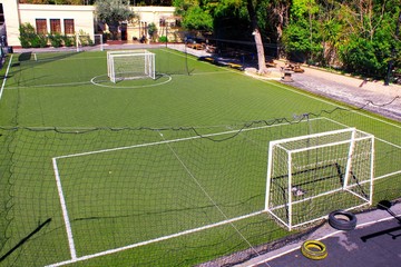 5 x 5 mini soccer field in Athens, Greece