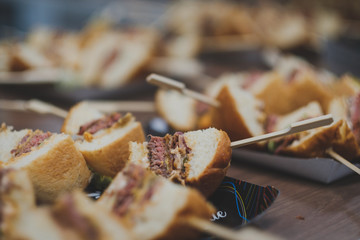 Sticker - Burgers on a plate