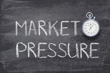 Wall Mural - market pressure watch