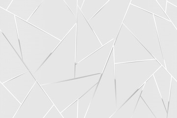 abstract white chrome lines background