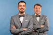 © pavel_shishkin - Two handsome positive men in formal clothes