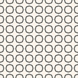 Abstract vector geometric seamless pattern. Simple black and white texture with diamond shapes, octagons, grid, mesh. Abstract minimal ornament. Simple monochrome background. Repeat decorative design