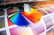 canvas print picture - Farbfächer für Klebefolien