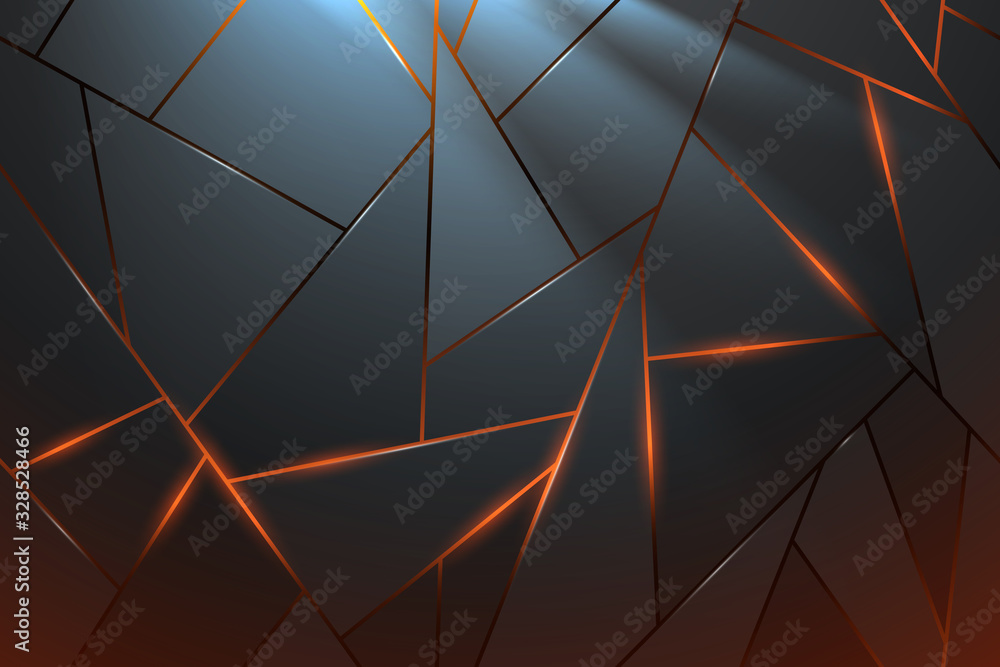Abstract metal background with light effect - obrazy, fototapety, plakaty 