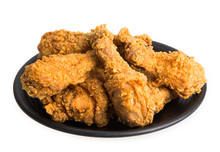 Plate Of Fried Chicken