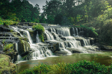 waterfall in forest