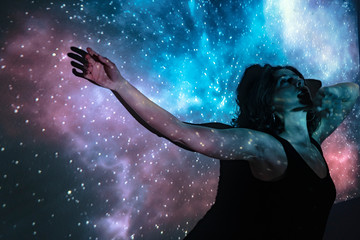 mystical woman in the universe