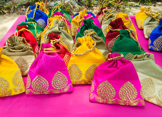 handmade colourful bag for souvenir gift