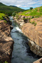Rapids Of Mnweni River, Northern Drakensberg Mountains, Kwazulu Natal, South Africa