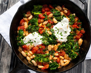 Poster - WHITE BEAN SHAKSHUKA WITH KALE