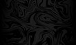 © SimplyAdrienne - Dark black and grey background with swirling marble effect pattern using liquify and dark shiny gradient. Vector has copy space with room for text and images. Great for backdrops, banners and textile.