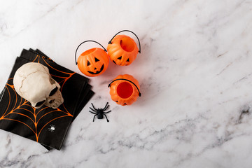 Halloween table setting