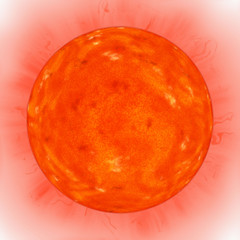 Wall Mural - sun in outer space