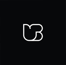 Initial Based Modern And Minimal Logo. UB BU Letter Trendy Fonts Monogram Icon Symbol. Universal Professional Elegant Luxury Alphabet Vector Design