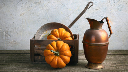 Wall Mural - Autumn seasonal cooking concept