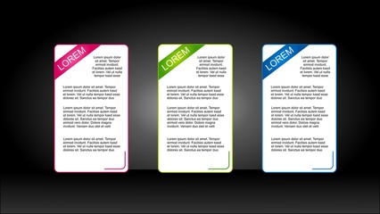 Wall Mural - web element display with space for your text.vector design