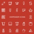 © Nadir - Editable 22 dispenser icons for web and mobile