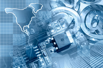 Electronic device, mail signs and map