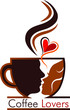 © Dharshani - coffee lovers logo