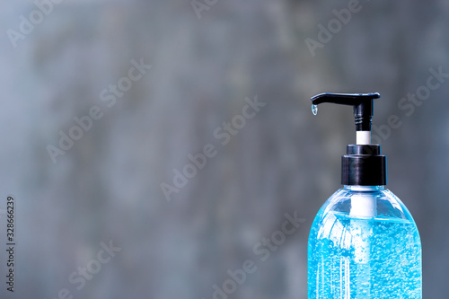 Fotografía Alcohol gel for prevent the spread of germs and bacteria and avoid infections w