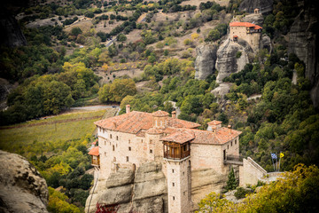 Wall Mural - Monasteries in Meteora, Greece