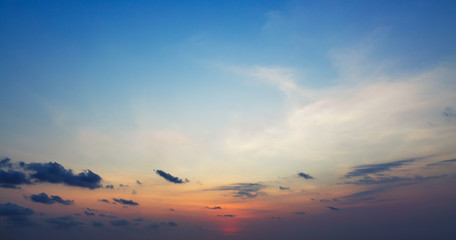 Wall Mural - Sunset sky