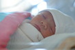 © sutichak - cute little newborn baby sleeping sweet dream in soft blanket