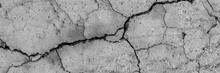 Abstract Cement Background. Cracked Concrete Texture Closeup.