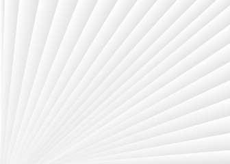 Wall Mural - abstract gradient linear background. geometric rays white and gray color pattern. vector illustratio