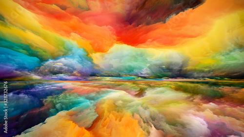 Dekoracja na wymiar  kolorowe-niebo-odbijajace-sie-w-wodzie-imponujaca-kolorystyka