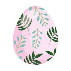 Wall Mural - happy easter decorative egg ornament season icon