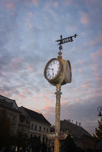 Kosice, Slovakia - October 10, 2014: A Unique Street Clock
