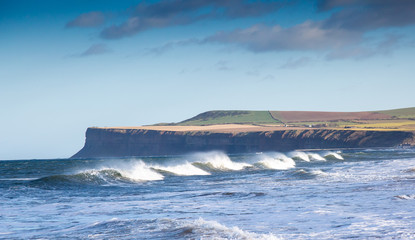 Wall Mural - Yorkshire coastal waves