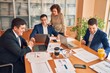 © Krakenimages.com - Business lawyers workers meeting at law firm office. Professional executive partners working on finance strategry at the workplace