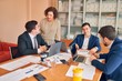 © Krakenimages.com - Business lawyers workers meeting at law firm office. Professional executive partners working on finance strategry at the workplace