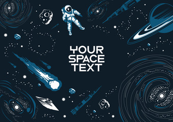 space frame vector illustration