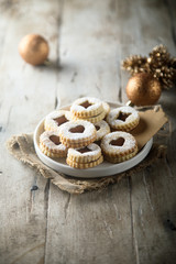 Wall Mural - Christmas cookies with chocolate paste