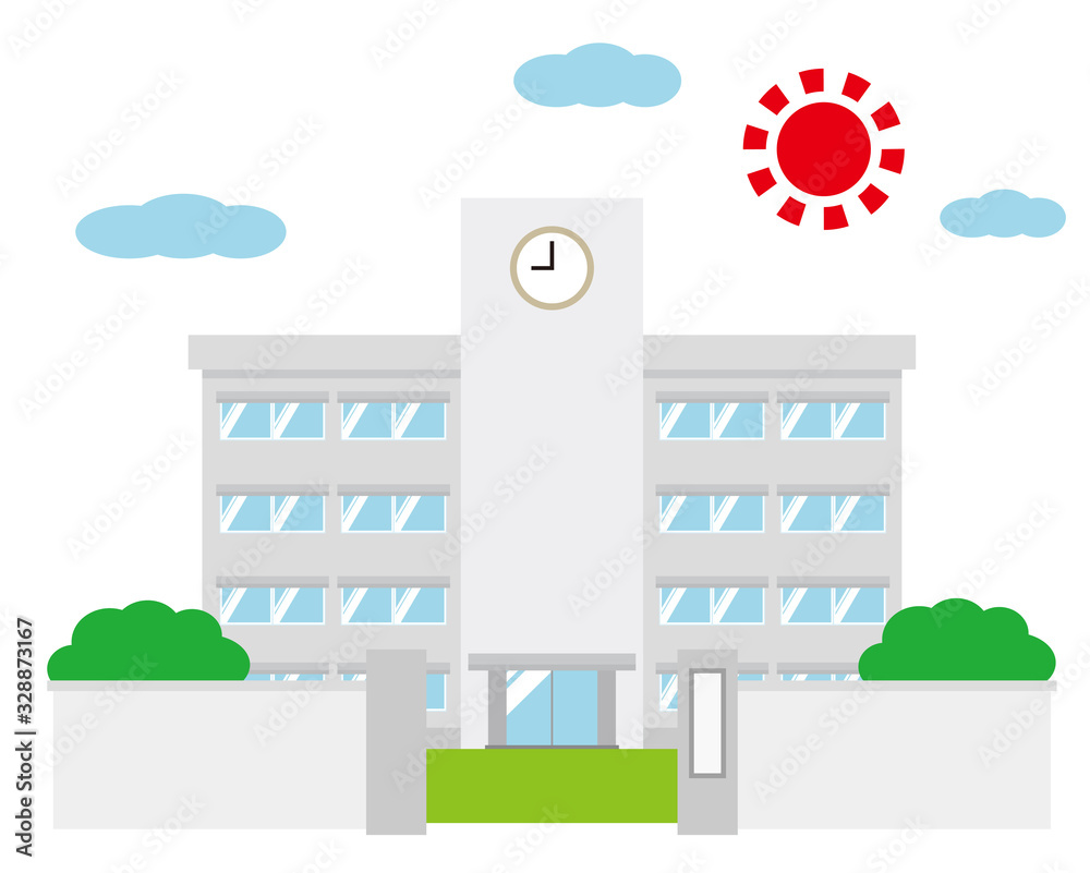 学校 校舎 中学校 小学校 高校 Wall Mural Wallpaper Murals Nisi 学校 校舎 中学校 小学校 高校 Wall Mural Wallpaper Murals Nisi